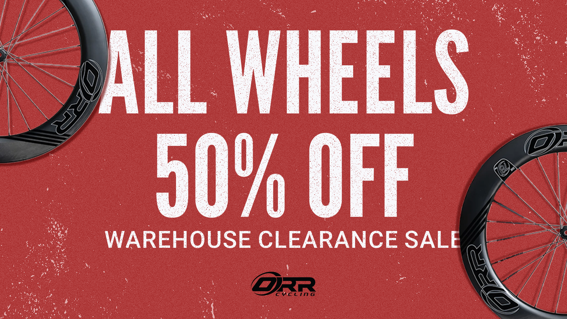 ORR Cycling ad — warehouse clearance sale